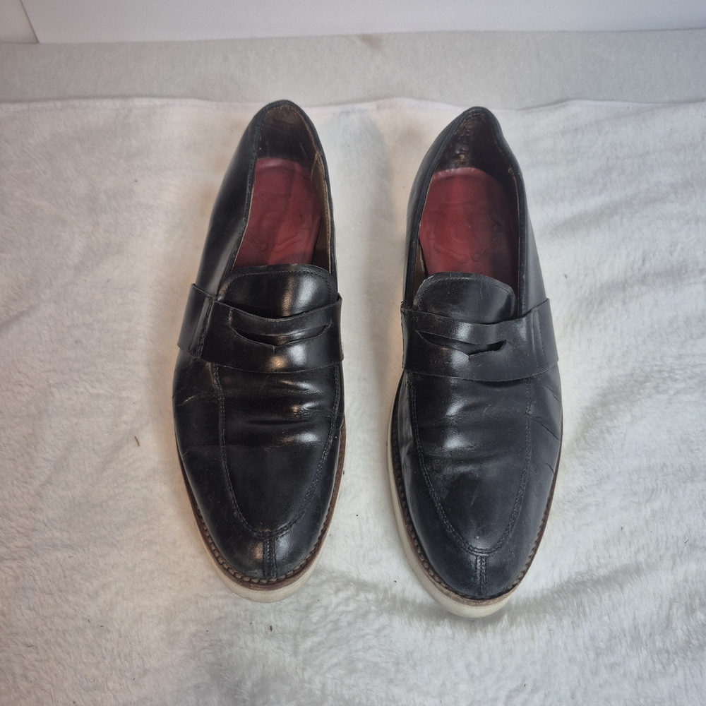 Grenson Black Size 3 Loafers Style Fashion Shoes Fair Condition
